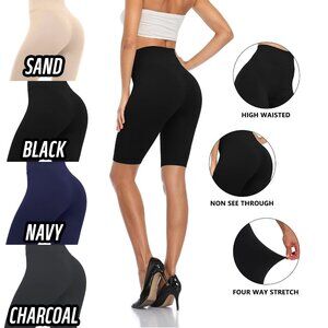 New Mix Buttery Soft Ladies Stretchy Shorts Leggings Bottoms NWT two Sizes